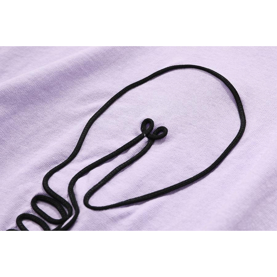 Half Sleeve Bulb Ebroidered Crop Top