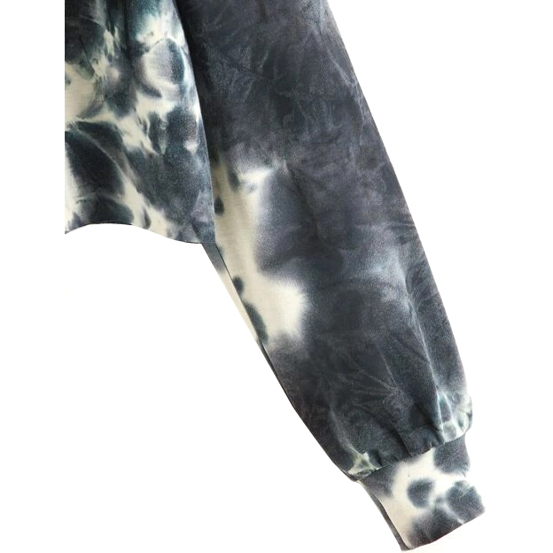 Drop Shoulder Tie Dye Crop Tee