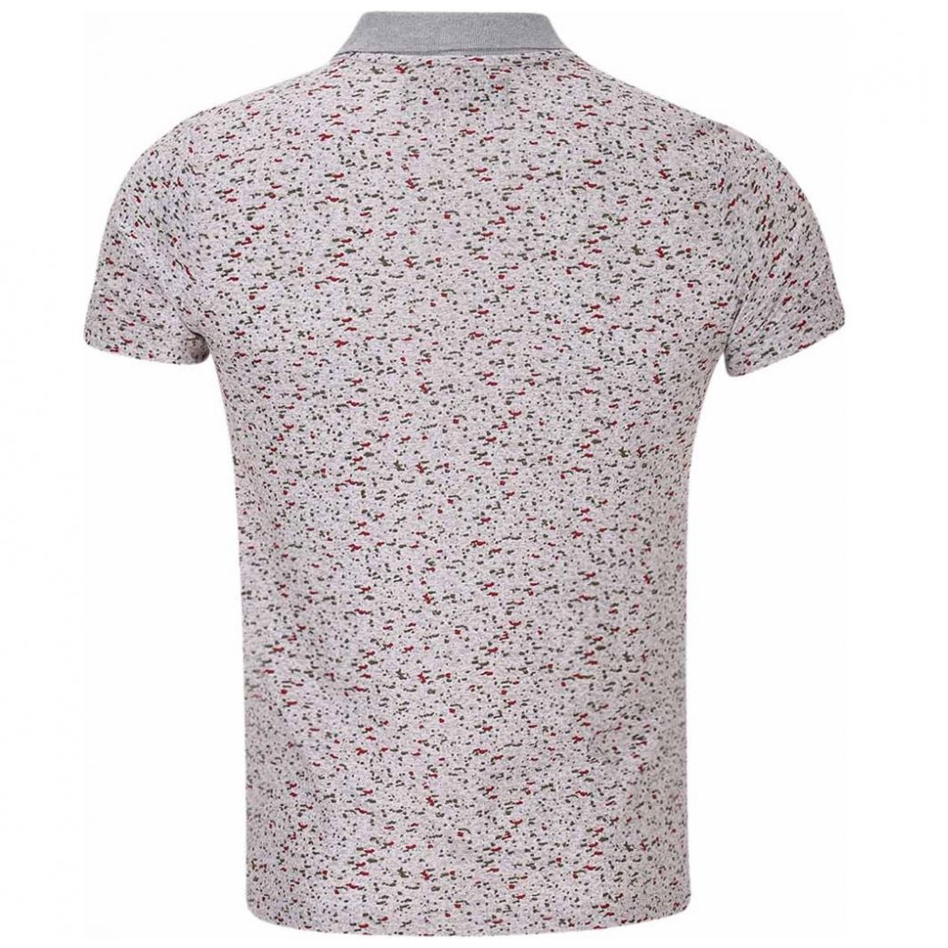 Grey Camo Polo Shirt